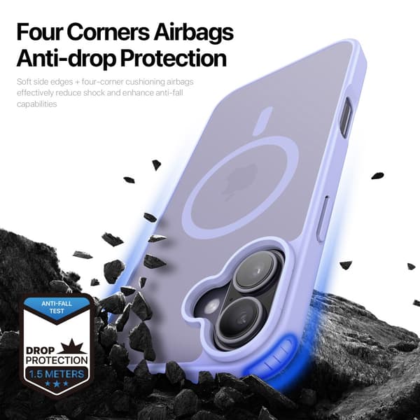 DUX DUCIS iPhone 16 Yind Series Matte Finish Cover - Lilla
