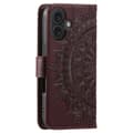 Pikkukuva 6 / 6: SKALO iPhone 16 Mandala lompakkokotelo - Ruskea