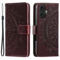 Pikkukuva 1 / 6: SKALO iPhone 16 Mandala lompakkokotelo - Ruskea