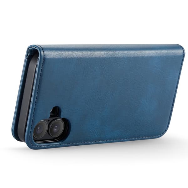 DG MING iPhone 16 2-i-1 Magnet Pungetui - Blå