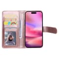 Pikkukuva 4 / 11: SKALO iPhone 16 10-lokeroa Lompakkokotelo - Ruusukulta