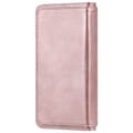 Pikkukuva 11 / 11: SKALO iPhone 16 10-lokeroa Lompakkokotelo - Ruusukulta