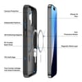 Pikkukuva 3 / 9: DUX DUCIS iPhone 16 Plus Yind Series Matta viimeistely Suojakuori - Musta
