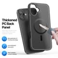 Pikkukuva 6 / 9: DUX DUCIS iPhone 16 Plus Yind Series Matta viimeistely Suojakuori - Musta