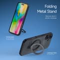Pikkukuva 4 / 11: DUX DUCIS iPhone 16 Plus Aimo Series Metallisella Jalustalla Suojakuori - Musta