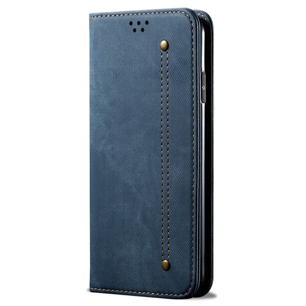 SKALO iPhone 16 Plus Jeans Flip Cover - Blå