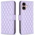 Pikkukuva 1 / 9: SKALO iPhone 16 Plus BINFEN COLOR Tikattu Lompakko - Violetti