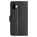 Pikkukuva 7 / 7: SKALO iPhone 16 Plus Premium Wallet Lompakkokotelo - Musta