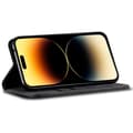 Miniatyrbillede 3 af 6: SKALO iPhone 16 Plus Jeans Flip Cover - Sort