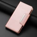 Miniatyrbillede 9 af 10: SKALO iPhone 16 Pro DOLIZMA 2 i 1 magnetisk pungetui - Rosa guld