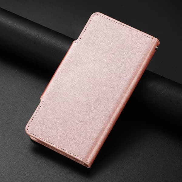 SKALO iPhone 16 Pro DOLIZMA 2 i 1 magnetisk pungetui - Rosa guld