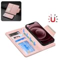 Miniatyrbillede 2 af 10: SKALO iPhone 16 Pro DOLIZMA 2 i 1 magnetisk pungetui - Rosa guld