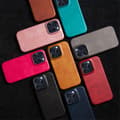 Pikkukuva 7 / 7: SKALO iPhone 16 Pro PU-nahkainen Suojakuori - Ruusukulta