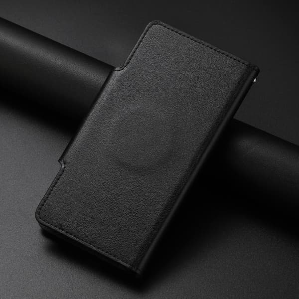 SKALO iPhone 16 Pro DOLIZMA 2 i 1 magnetisk pungetui - Sort