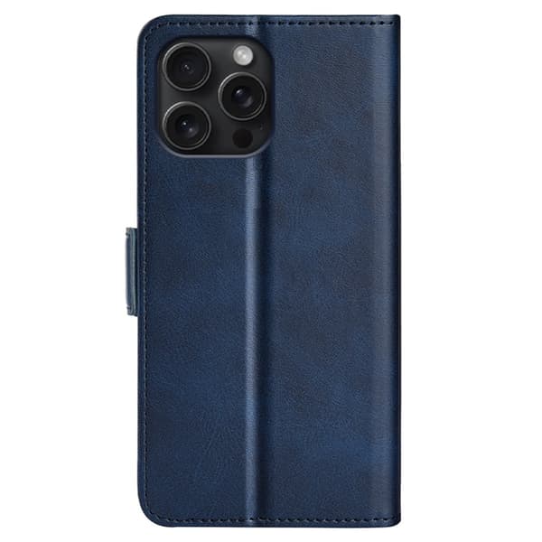 SKALO iPhone 16 Pro Premium Wallet Lompakkokotelo - Sininen