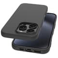 Miniatyrbillede 2 af 6: SKALO iPhone 16 Pro Max Matte Black Ultra-tynd TPU Cover