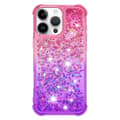 Miniatyrbillede 2 af 7: SKALO iPhone 16 Pro Max Kvicksand Glitter Hjerter TPU Cover - Pink-Lilla