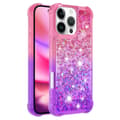 Miniatyrbillede 1 af 7: SKALO iPhone 16 Pro Max Kvicksand Glitter Hjerter TPU Cover - Pink-Lilla