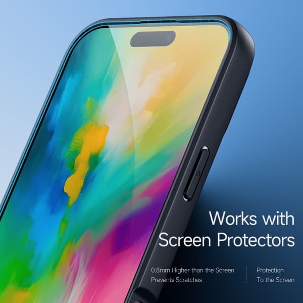 DUX DUCIS iPhone 16 Pro Max Aimo Series med Metalstativ Cover - Sort
