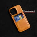 Miniatyrbillede 2 af 5: SKALO iPhone 16 Pro Max PU-læder Kortholder Cover - Blå