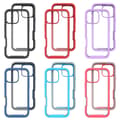 Miniatyrbillede 7 af 7: SKALO iPhone 16 Pro Max Stødsikker Clear Hybrid Cover - Sort