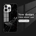 Miniatyrbillede 3 af 7: SKALO iPhone 16 Pro Max Marmor hærdet glas TPU Cover - #1