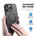 Miniatyrbillede 4 af 9: DUX DUCIS iPhone 16 Pro Max Yind Series Matte Finish Cover - Sort