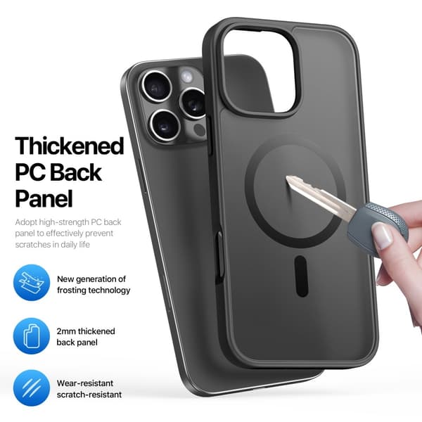 DUX DUCIS iPhone 16 Pro Max Yind Series Matte Finish Cover - Sort