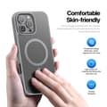 Miniatyrbillede 4 af 9: DUX DUCIS iPhone 16 Pro Max Yind Series Matte Finish Cover - Grå