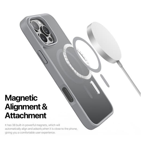 DUX DUCIS iPhone 16 Pro Max Yind Series Matte Finish Cover - Grå
