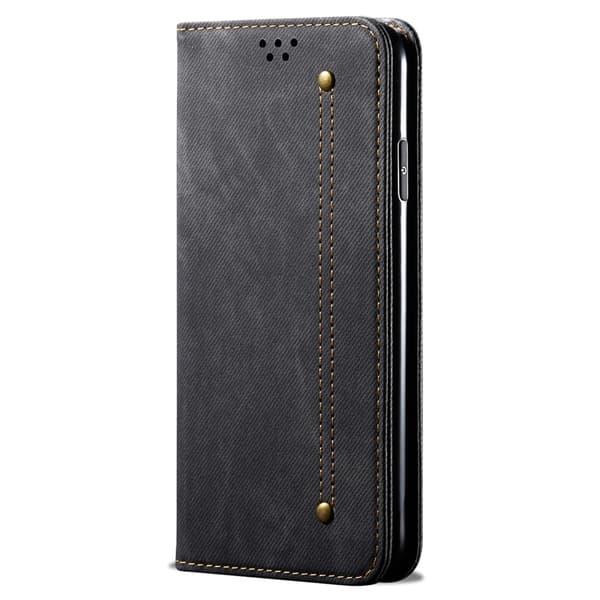 SKALO iPhone 16 Pro Max Jeans Flip Cover - Sort