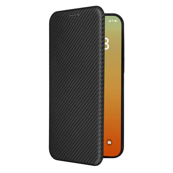 SKALO iPhone 16 Pro Max Carbon Fiber Pungetui - Sort