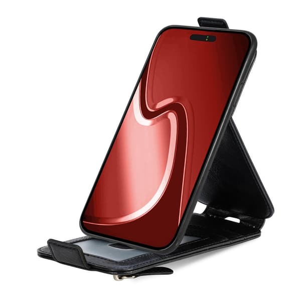 SKALO iPhone 16 Pro Max Vertical Flip Cover - Sort