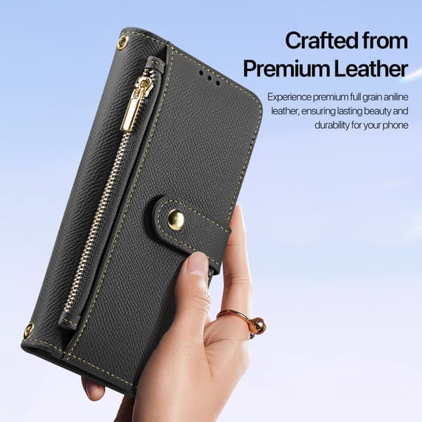 DUX DUCIS iPhone 16 Pro Max Lawa Series Flip Cover - Sort