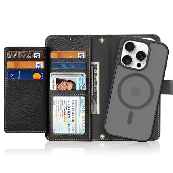 DUX DUCIS iPhone 16 Pro Max Lawa Series Flip Cover - Sort