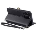 Miniatyrbillede 4 af 11: SKALO iPhone 16 Pro Max Evelope Clutch 5-RUM - Sort