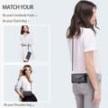 Miniatyrbillede 5 af 11: SKALO iPhone 16 Pro Max Evelope Clutch 5-RUM - Sort