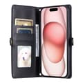 Miniatyrbillede 2 af 11: SKALO iPhone 16 Pro Max Evelope Clutch 5-RUM - Sort