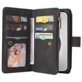 Pikkukuva 3 / 11: SKALO iPhone 16 Pro Max Big Wallet 17-lokeroa Lompakkokotelo - Musta