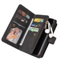 Pikkukuva 9 / 11: SKALO iPhone 16 Pro Max Big Wallet 17-lokeroa Lompakkokotelo - Musta