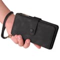 Pikkukuva 11 / 11: SKALO iPhone 16 Pro Max Big Wallet 17-lokeroa Lompakkokotelo - Musta