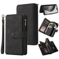 Pikkukuva 1 / 11: SKALO iPhone 16 Pro Max Big Wallet 17-lokeroa Lompakkokotelo - Musta