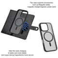Miniatyrbillede 4 af 5: VILI iPhone 16 Pro Max GVB Series Flip Cover m. pung i PU-læder - Sort