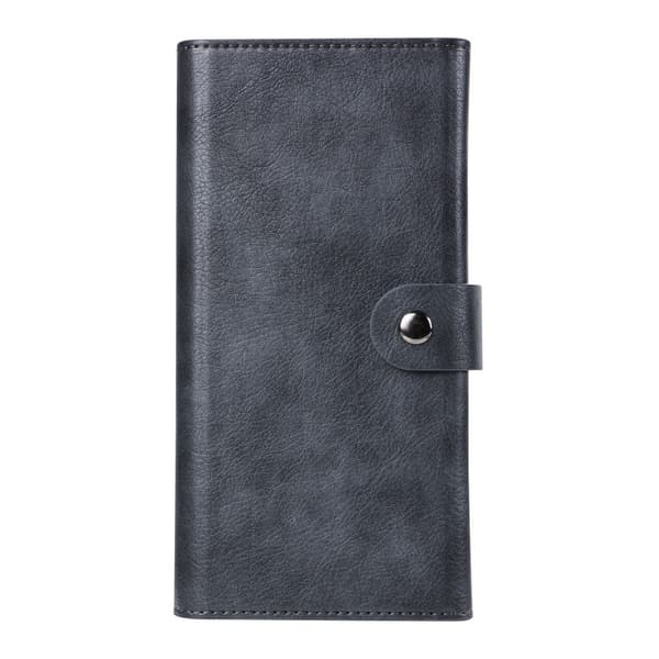 VILI iPhone 16 Pro Max GVB Series Flip Cover m. pung i PU-læder - Sort