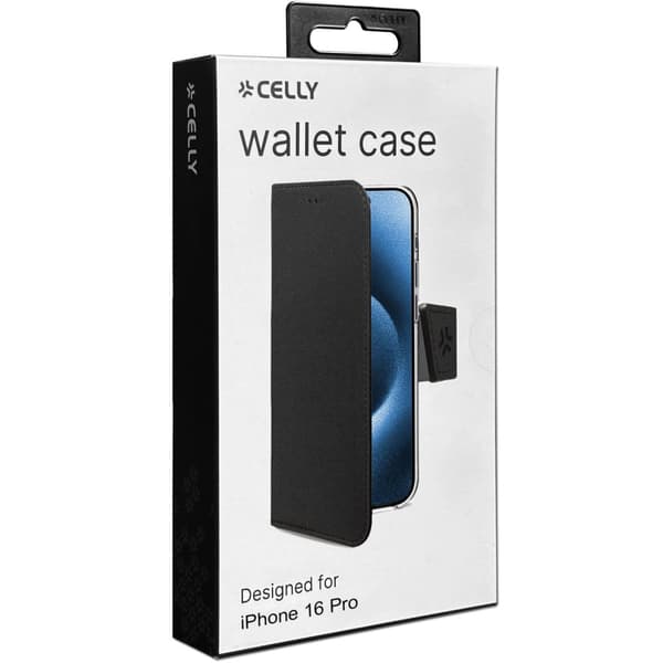 Wally Wallet Case iPhone 16 Pro Sort