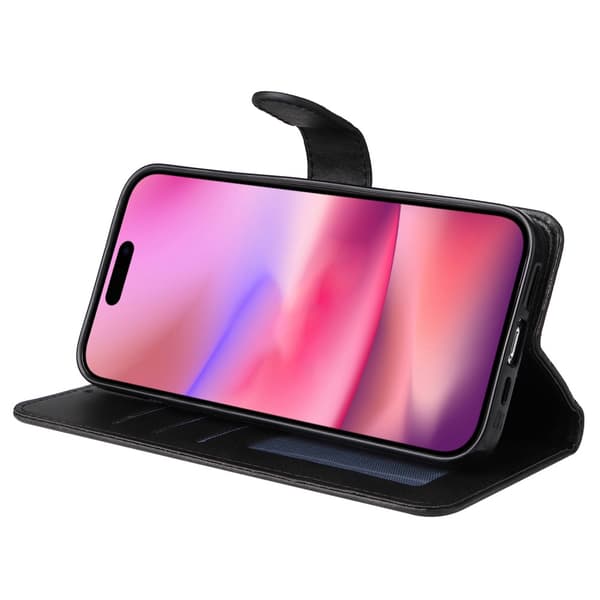 SKALO iPhone 16 PU-nahkainen Lompakkokotelo