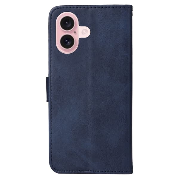 SKALO iPhone 16 PU-læder Pungetui