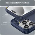 Miniatyrbillede 6 af 9: SKALO iPhone 16 Pro Max Armor Carbon Stødsikker TPU-cover