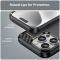 Miniatyrbillede 6 af 9: SKALO iPhone 16 Pro Max Armor Carbon Stødsikker TPU-cover