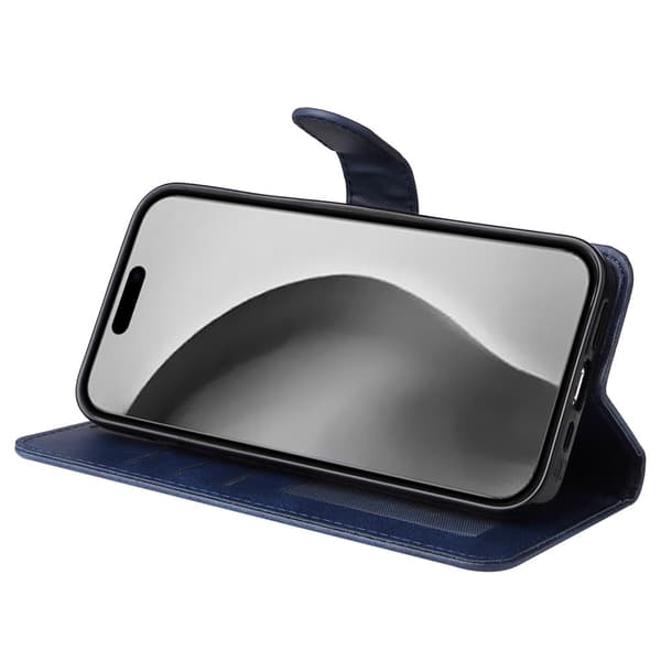 SKALO iPhone 16 Pro Max PU-læder Pungetui